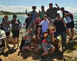 Trail group photo with Marsha